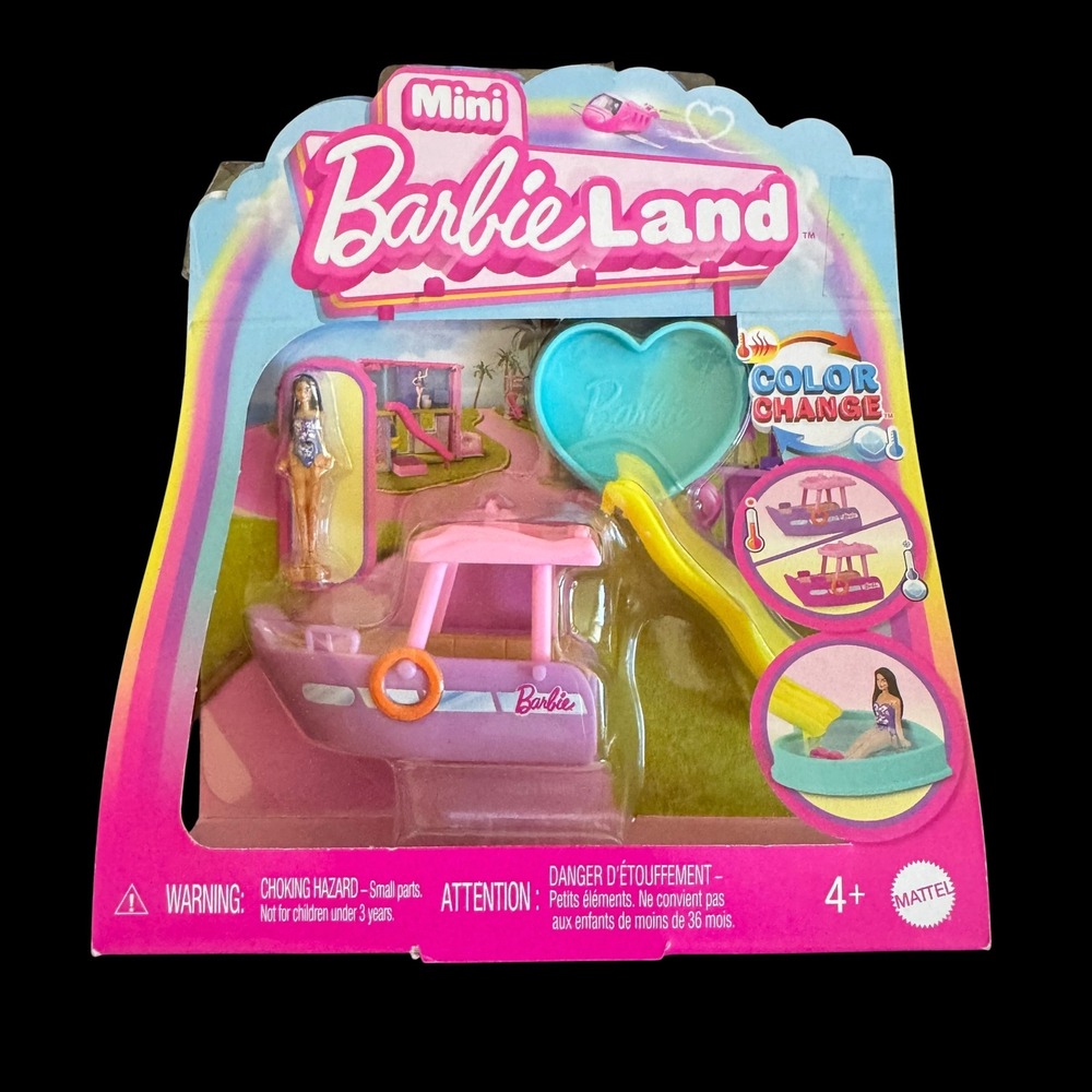 Mini BarbieLand Playsets Lot of 4 NWT - Picture 3 of 8